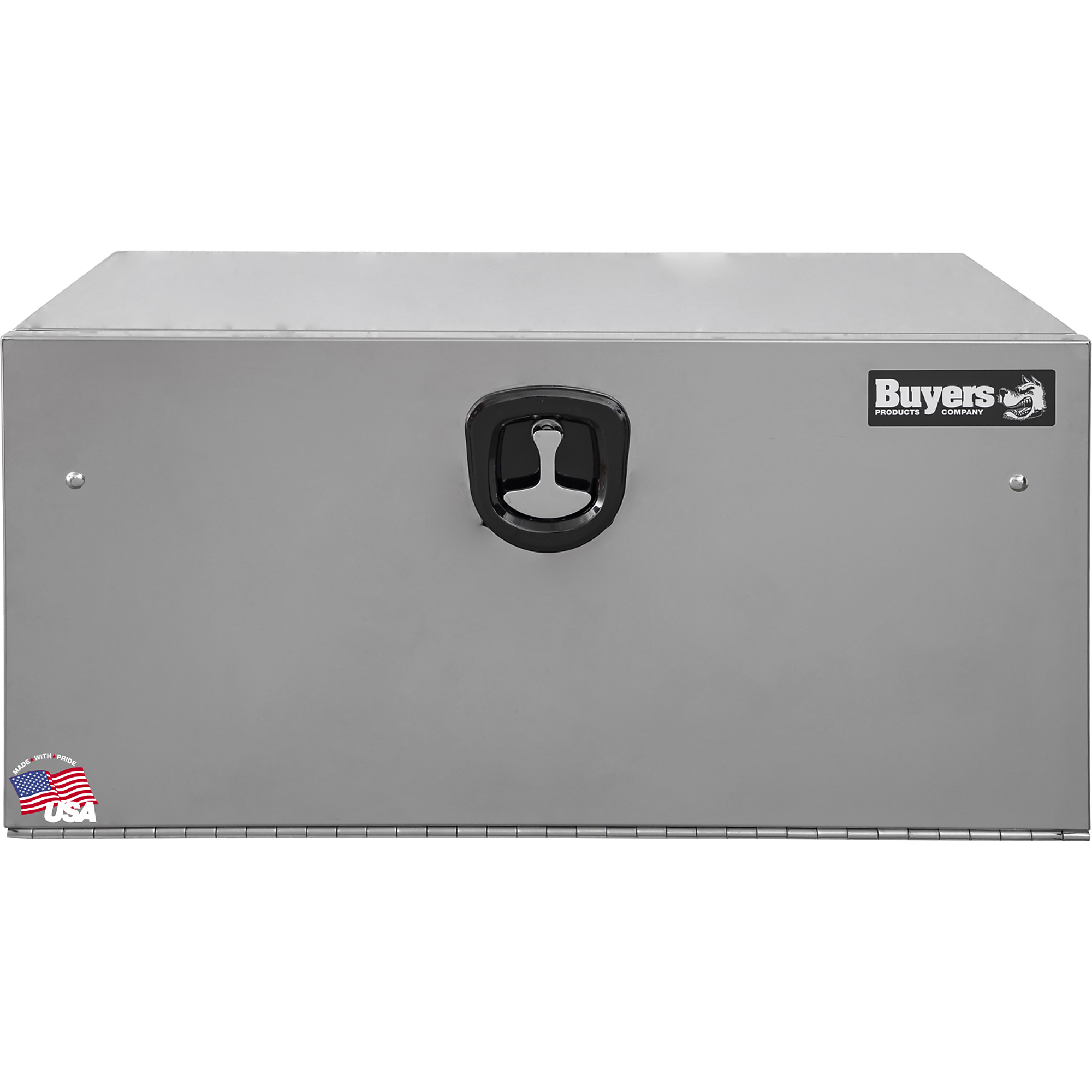 Buyers Products, 36x18x18 Polished Stainless Steel Truck Tool Job Storage Box, Width 36 in, Material Stainless Steel, Color Finish Smooth Silver, Model# 1702655